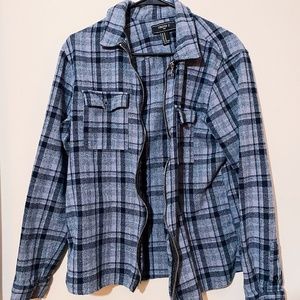 Forever 21 Flannel with Zip-up middle